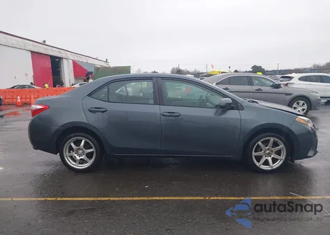 2015 Toyota Corolla Le из США, поврежденный, VIN 2T1BURHE0FC313534